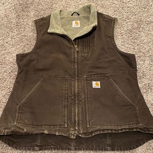 Carhartt Vest With Sherpa Lining